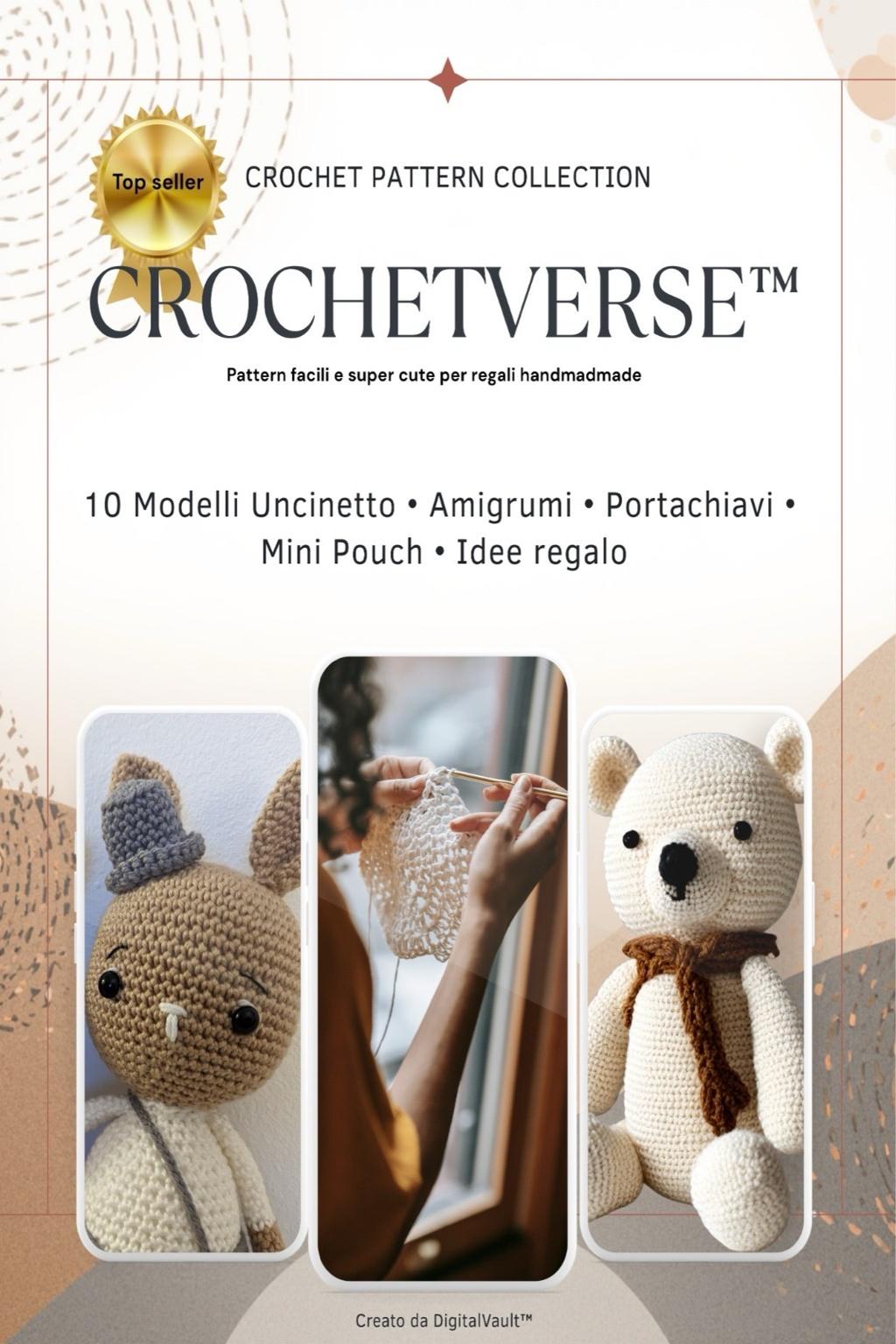 CrochetVerse™ - 10 Pattern Uncinetto Bestseller